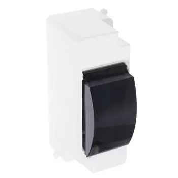 Щит luazon lighting щрн-п-2, на 2 модуля, ip30, с крышкой, навесной, пластик, цвет белый