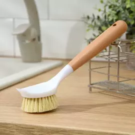 Щетка для посуды доляна meli, 24 см, буковое дерево