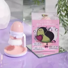 Щеточка для умывания с подставкой