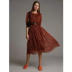 Шифоновое платье а-силуэта