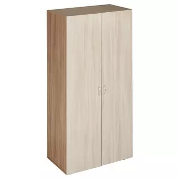 Шкаф 2-х дверный, 800х420х1900, ясень шимо светлый/темный