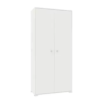Шкаф 2х дверный капелла, 993х424х2090, белый