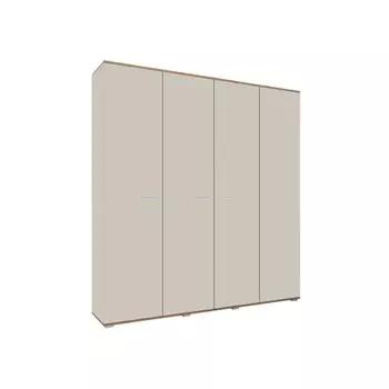 Шкаф 4х ств афина, 1842х524х2152, дуб крафт золотой/кашемир