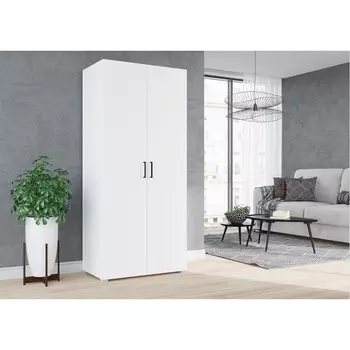 Шкаф дамаск двухстворчатый, 800х510х1824, белый