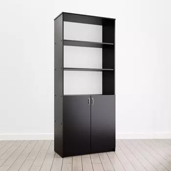 Шкаф комбинированный, 800х400х1980, черный