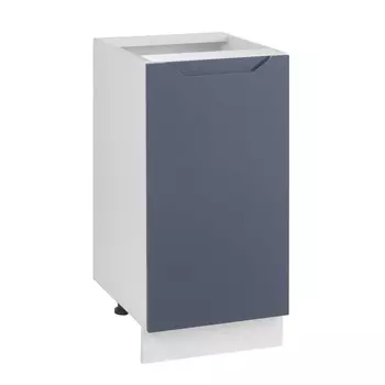 Шкаф напольный 400 хельга, 400х500х824, белый/маренго софт мдф