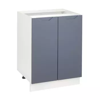 Шкаф напольный 600 хельга, 600х500х824, белый/маренго софт мдф