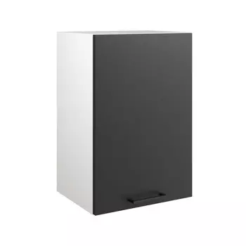 Шкаф навесной 40см Simple В400 Антрацит/ Белый 00-00020850
