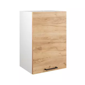 Шкаф навесной 40см Simple В400 Дуб золотой крафт/ Белый 00-00020874