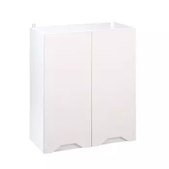 Шкаф навесной 600 хельга, 600х300х720, белый/грей софт мдф