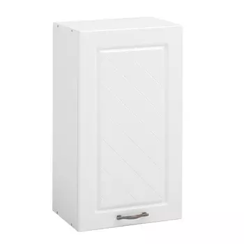 Шкаф навесной шв 400 прованс, 400х300х720, мдф, белый/белый