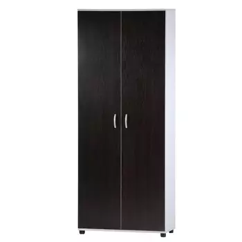 Шкаф-стеллаж 5-ти ярусный, 802х370х1994, венге/серый