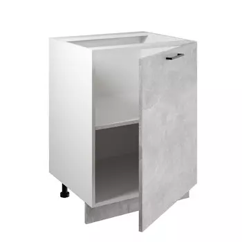 Шкаф - стол 60см Simple Н600 Ателье светлое/ Белый 00-00020865