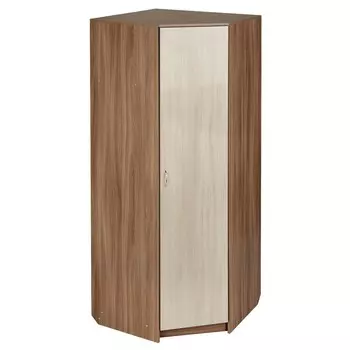 Шкаф угловой, 900х900х2100, ясень шимо светлый/темный
