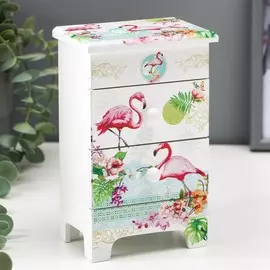 Шкатулка дерево 3 ящика