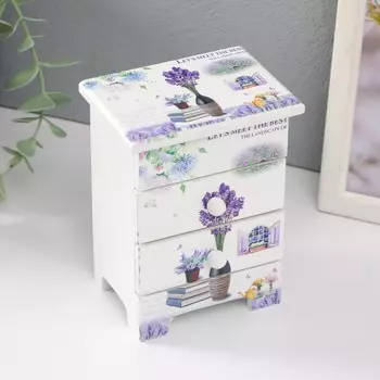 Шкатулка дерево 3 ящика