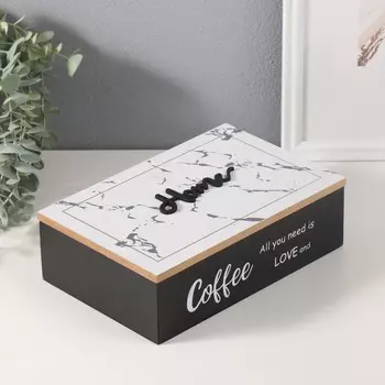 Шкатулка для украшений 6 делений