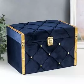 Шкатулка дерево бархат