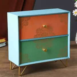 Шкатулка дерево комод 2 ящика