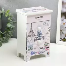 Шкатулка дерево комод 2 ящика