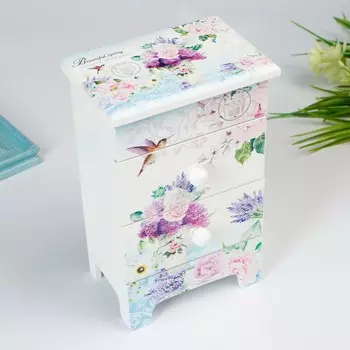 Шкатулка для украшений 2 ящика