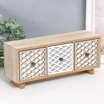 Шкатулка для украшений 3 ящика