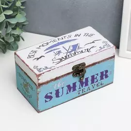 Шкатулка дерево кожзам