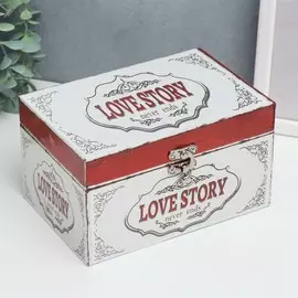 Шкатулка дерево кожзам