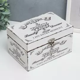 Шкатулка дерево кожзам