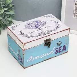 Шкатулка дерево кожзам