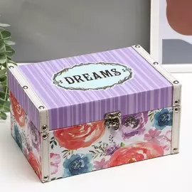 Шкатулка дерево кожзам