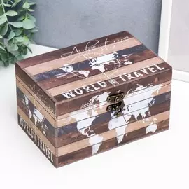 Шкатулка дерево кожзам