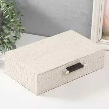 Шкатулка дерево кожзам