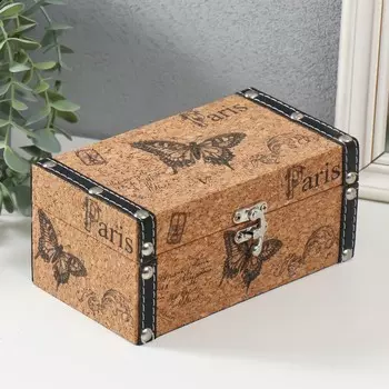 Шкатулка дерево кожзам