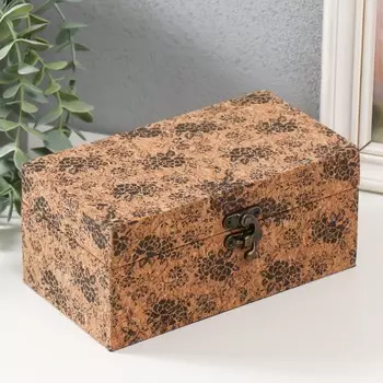 Шкатулка дерево кожзам под пробку