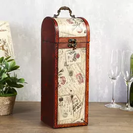 Шкатулка дерево под бутылку