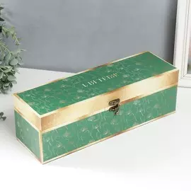 Шкатулка дерево под бутылку