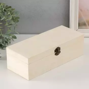 Шкатулка для росписи дерево с делениями