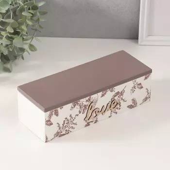 Шкатулка для чая с делениями