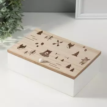 Шкатулка для чая с делениями