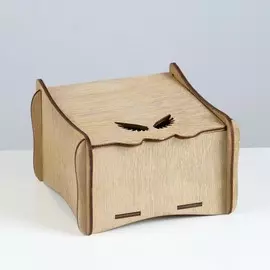 Шкатулка деревянная с крышкой