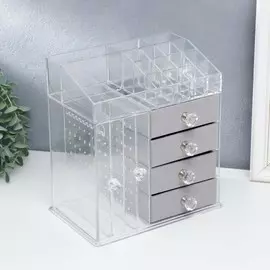 Шкатулка для украшений и косметики пластик