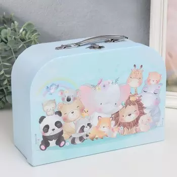 Шкатулка картон сундучок