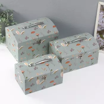 Шкатулка картон сундучок