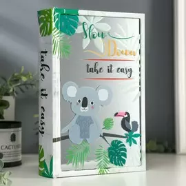 Шкатулка-книга дерево кожзам