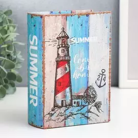 Шкатулка-книга дерево кожзам