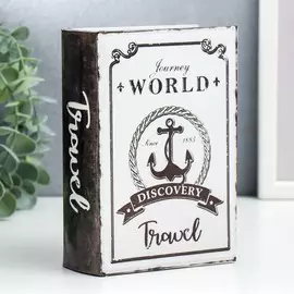 Шкатулка-книга дерево кожзам