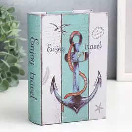 Шкатулка-книга дерево кожзам