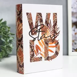 Шкатулка-книга дерево кожзам