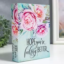 Шкатулка-книга дерево кожзам